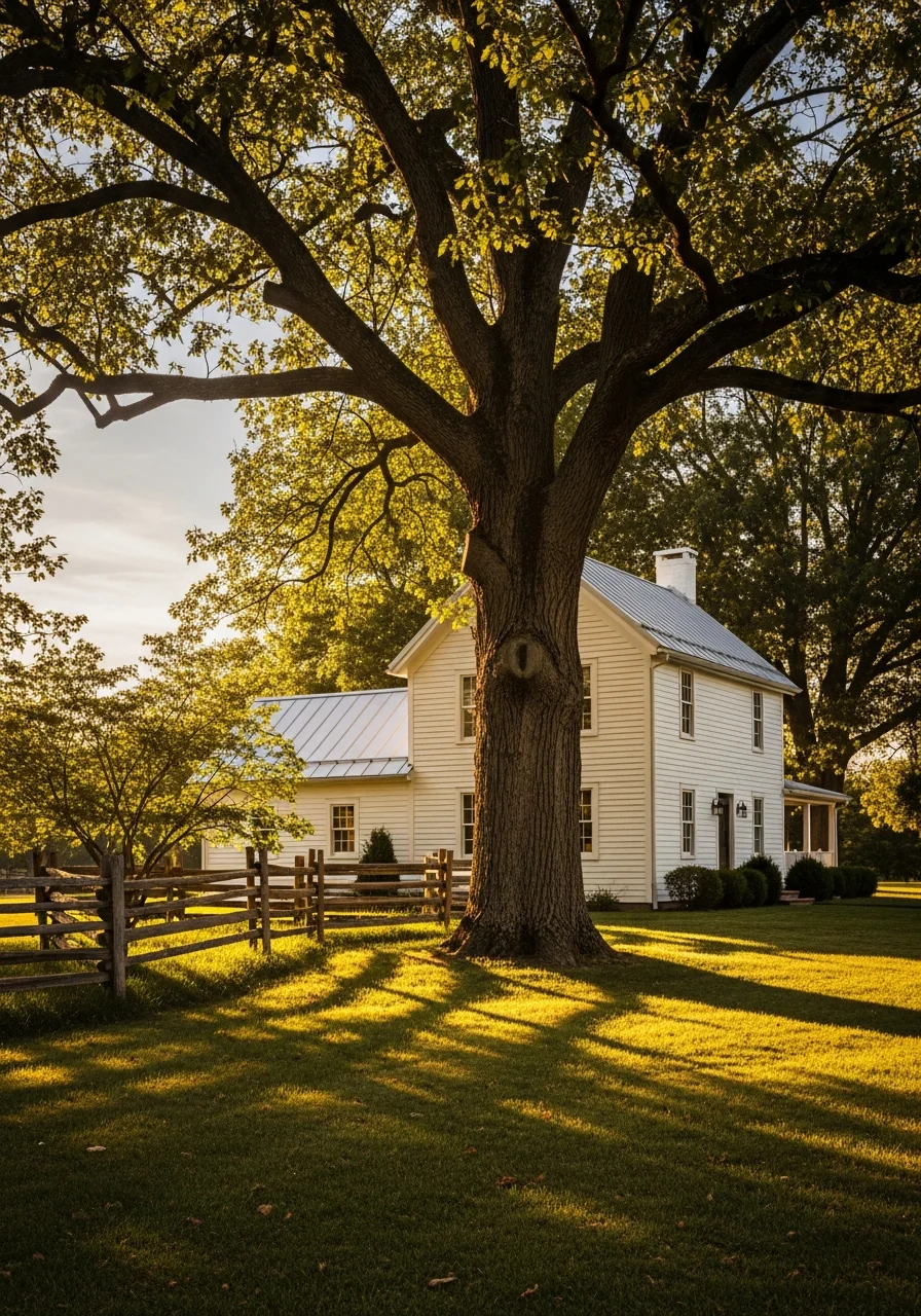 A Simpson County home showing traditional Kentucky architecture and rural setting.